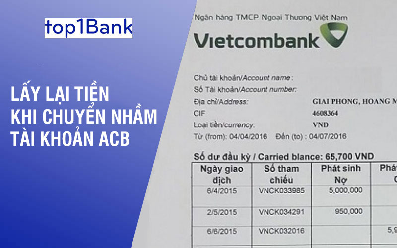 Cách sao kê tài khoản Vietcombank online chi tiết nhất 2023 - Top1-Bank.com | Website Cung Cấp Thông Tin Về Tài Chính & Tiền Tệ